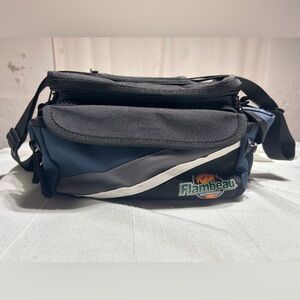 Flambeau Outdoors Fishing AZ3 Bag Multiple Zippers Pockets Strap